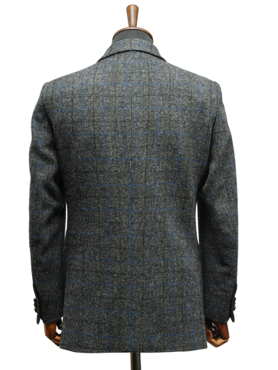 Harris Tweed Patrick Jacket Grey Windowpane