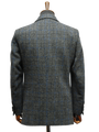 Harris Tweed Patrick Jacket Grey Windowpane