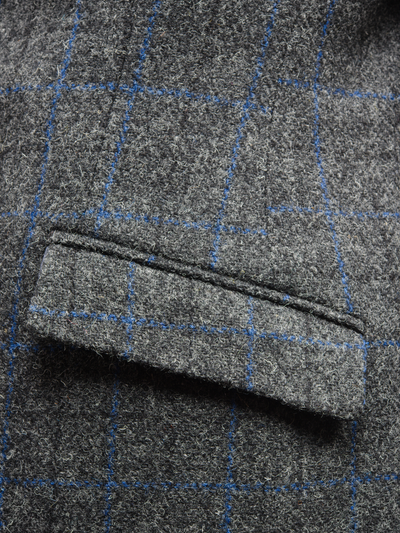 Harris Tweed Patrick Jacket Grey Windowpane