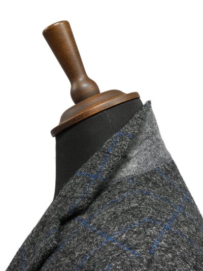 Harris Tweed Patrick Jacket Grey Windowpane