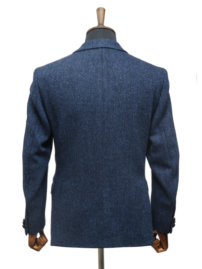 Harris Tweed Patrick Jacket Navy Herringbone