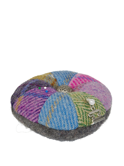 Harris Tweed Large Patchwork Pin Cushion (No2)