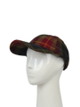 Harris Tweed Rannoch Baseball Cap - Berry (HH)