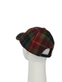 Harris Tweed Rannoch Baseball Cap - Berry (HH)