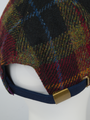 Harris Tweed Rannoch Baseball Cap - Berry (HH)