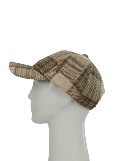 Harris Tweed Rannoch Baseball Cap - Oat (HH)