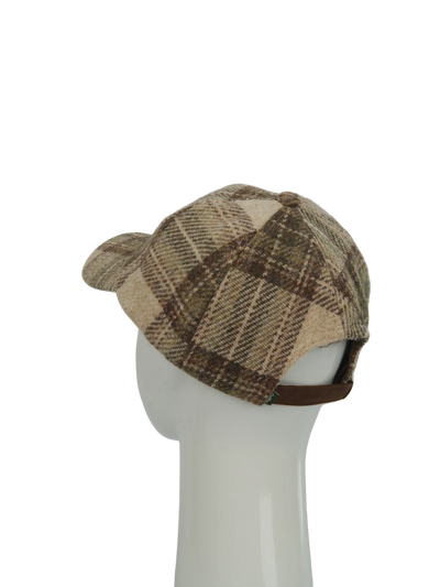 Harris Tweed Rannoch Baseball Cap - Oat (HH)