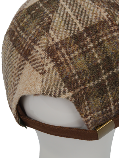 Harris Tweed Rannoch Baseball Cap - Oat (HH)