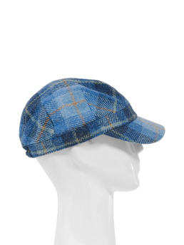 Harris Tweed Cadet Cap - Blue Pastels (HH)