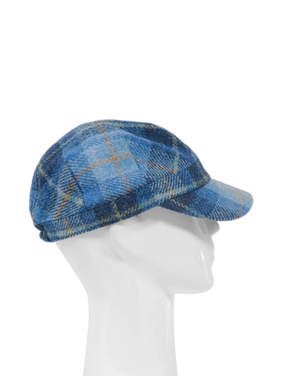 Harris Tweed Cadet Cap - Blue Pastels (HH)
