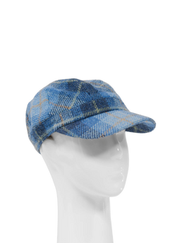 Harris Tweed Cadet Cap - Blue Pastels (HH)