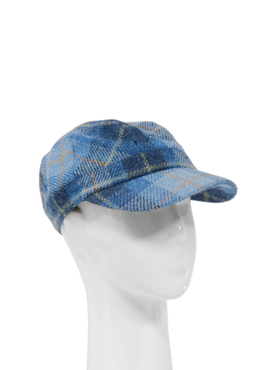 Harris Tweed Cadet Cap - Blue Pastels (HH)
