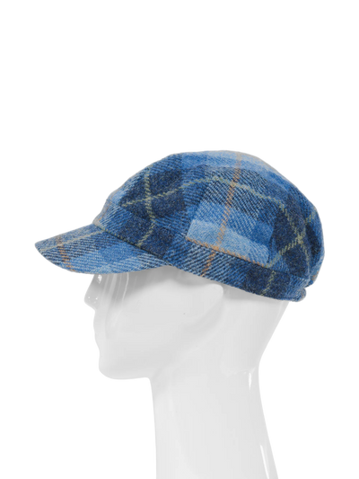 Harris Tweed Cadet Cap - Blue Pastels (HH)
