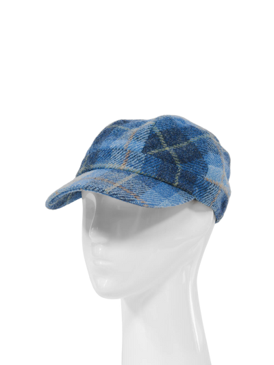 Harris Tweed Cadet Cap - Blue Pastels (HH)