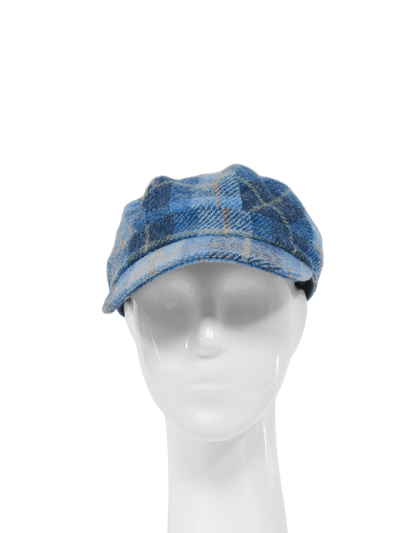 Harris Tweed Cadet Cap - Blue Pastels (HH)