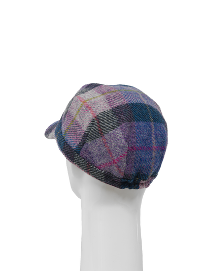 Harris Tweed Cadet Cap - Lilac Pastels (HH)
