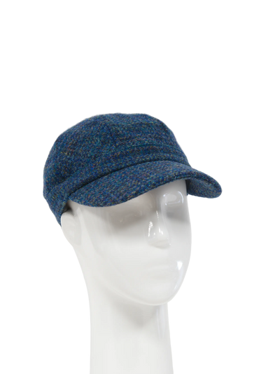 Harris Tweed Cadet Cap - Peacock Blue (HH)