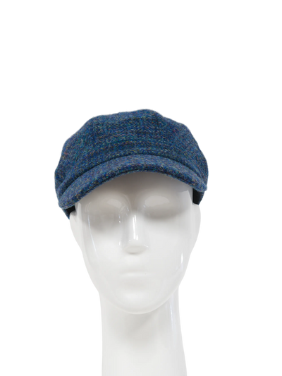 Harris Tweed Cadet Cap - Peacock Blue (HH)