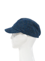 Harris Tweed Cadet Cap - Peacock Blue (HH)
