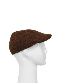 Harris Tweed Rockcliffe Duck Bill Cap - Copper (HH)
