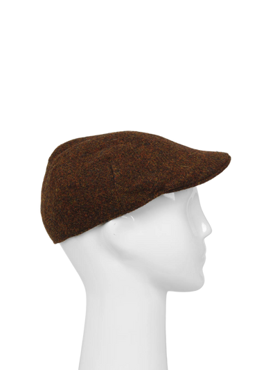Harris Tweed Rockcliffe Duck Bill Cap - Copper (HH)