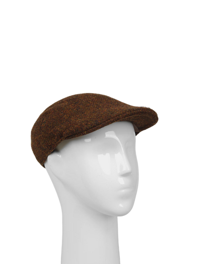 Harris Tweed Rockcliffe Duck Bill Cap - Copper (HH)