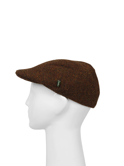 Harris Tweed Rockcliffe Duck Bill Cap - Copper (HH)