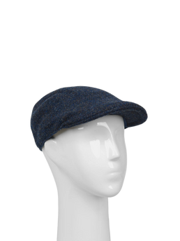 Harris Tweed Rockcliffe Duck Bill Cap - Ocean (HH)