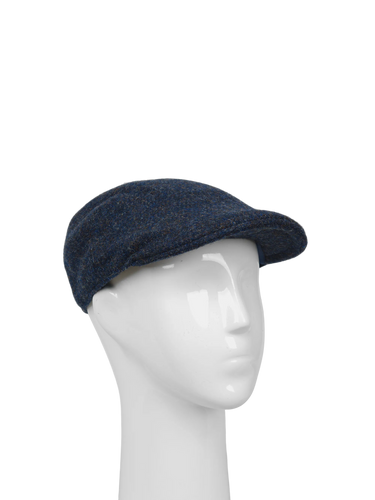 Harris Tweed Rockcliffe Duck Bill Cap - Ocean (HH)