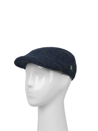Harris Tweed Rockcliffe Duck Bill Cap - Ocean (HH)