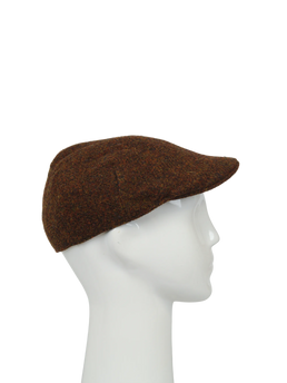 Harris Tweed Rockcliffe Duck Bill Cap - Copper (HH)