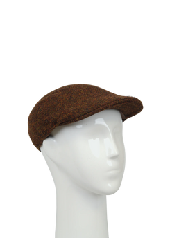 Harris Tweed Rockcliffe Duck Bill Cap - Copper (HH)