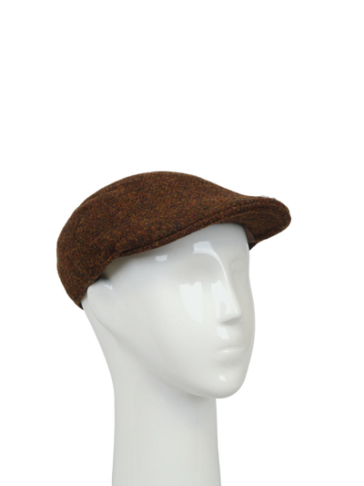 Harris Tweed Rockcliffe Duck Bill Cap - Copper (HH)