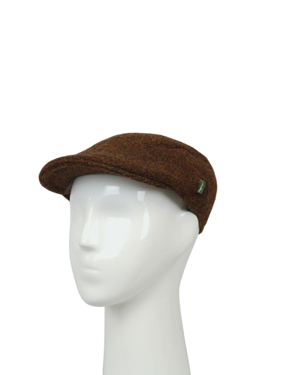 Harris Tweed Rockcliffe Duck Bill Cap - Copper (HH)