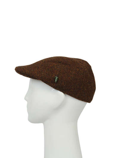 Harris Tweed Rockcliffe Duck Bill Cap - Copper (HH)