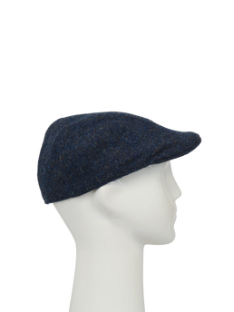 Harris Tweed Rockcliffe Duck Bill Cap - Ocean (HH)