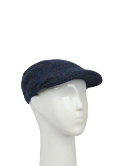Harris Tweed Rockcliffe Duck Bill Cap - Ocean (HH)