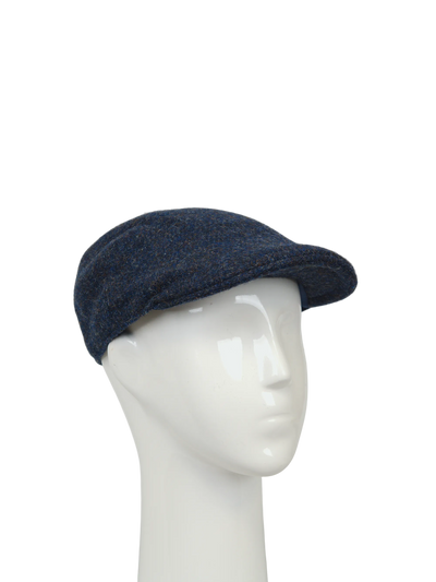 Harris Tweed Rockcliffe Duck Bill Cap - Ocean (HH)
