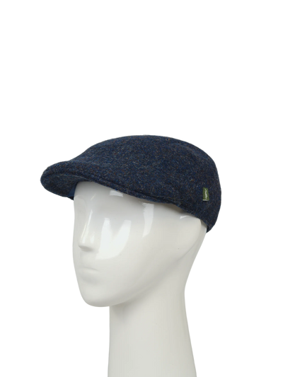 Harris Tweed Rockcliffe Duck Bill Cap - Ocean (HH)