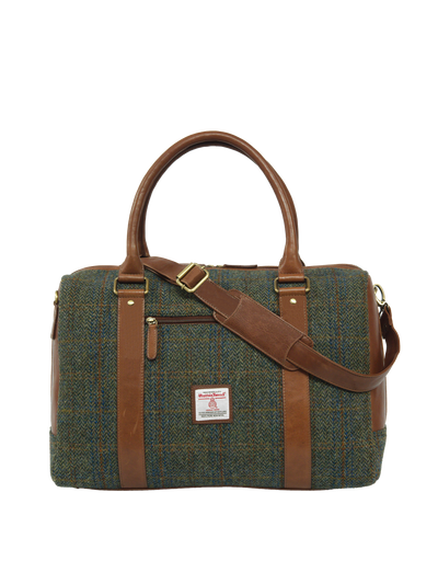 Harris Tweed Rodel Holdall Bag - Green HB w/OC