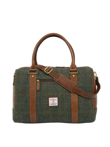 Harris Tweed Rodel Holdall Bag - Green HB w/OC