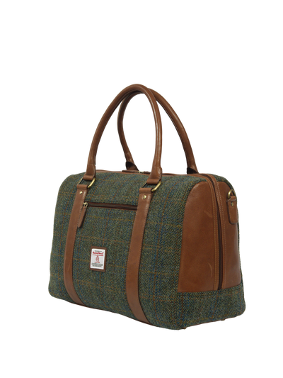 Harris Tweed Rodel Holdall Bag - Green HB w/OC