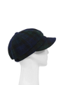 Harris Tweed Bakerboy Cap - Blackwatch Tartan (HH)