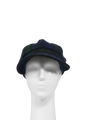 Harris Tweed Bakerboy Cap - Blackwatch Tartan (HH)