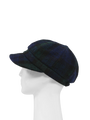 Harris Tweed Bakerboy Cap - Blackwatch Tartan (HH)