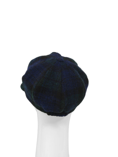 Harris Tweed Bakerboy Cap - Blackwatch Tartan (HH)