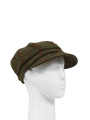 Harris Tweed Bakerboy Cap - Green Check HH