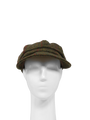 Harris Tweed Bakerboy Cap - Green Check HH