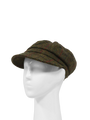 Harris Tweed Bakerboy Cap - Green Check HH