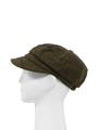 Harris Tweed Bakerboy Cap - Green Check HH